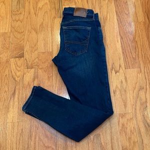 Hollister Mens Skinny 30 x 32 Epic Flex Blue Jeans